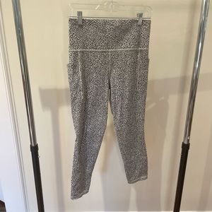 Leopard Print Athleta Cropped Leggings